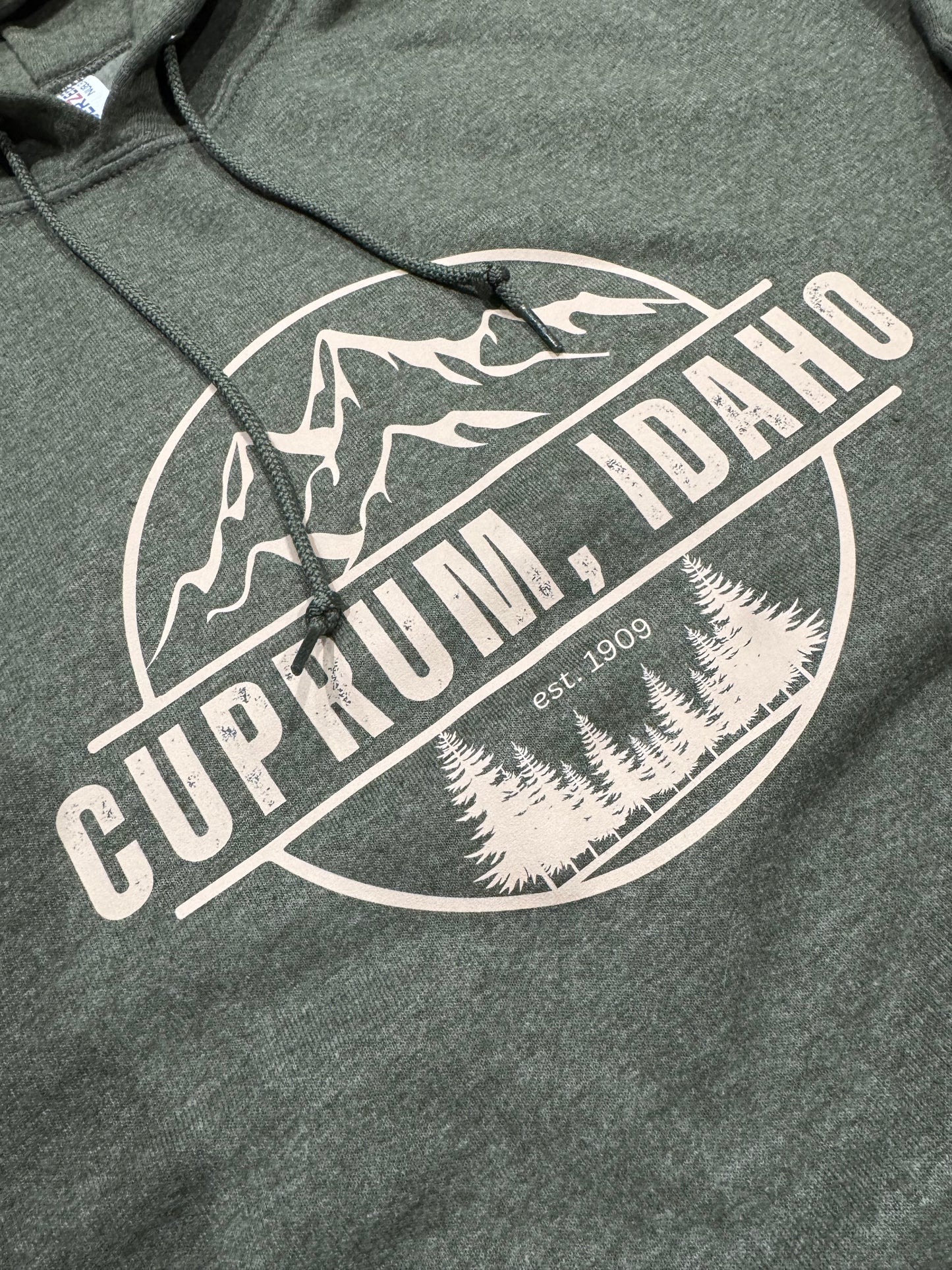 Cuprum Mountains Military Green Hooded