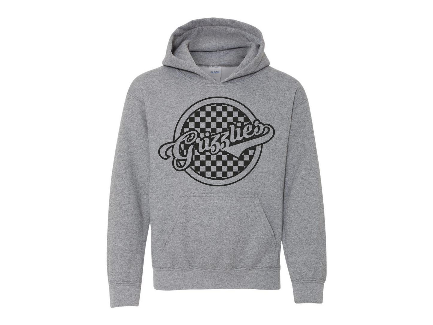 Youth Go Grizzly Hooded Sweatshirt