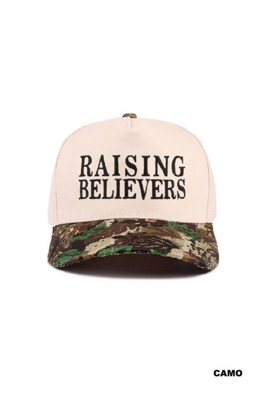 RAISING BELIEVERS Two Tone Canvas/Cotton Hat