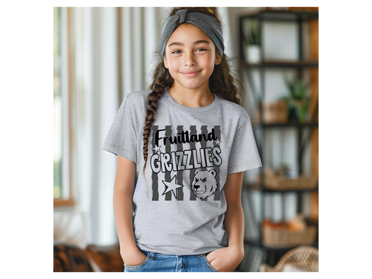 Youth Grizzly Black Stripes