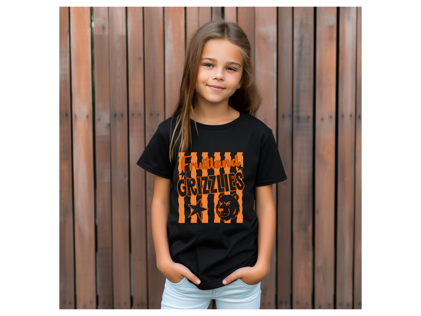 Youth Grizzly Orange Stripes