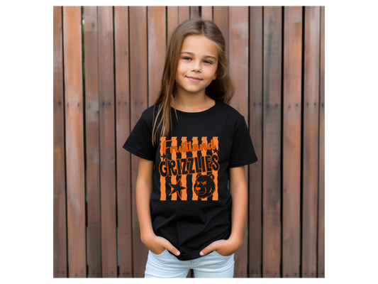 Youth Grizzly Orange Stripes