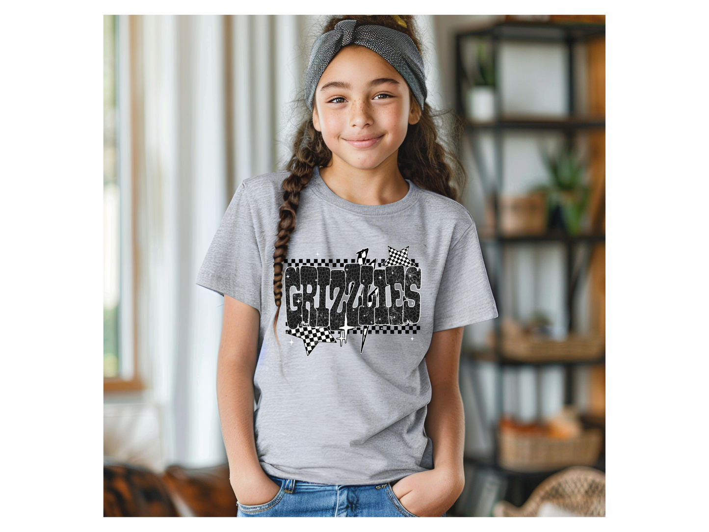 Youth Grizzly Star Checkered