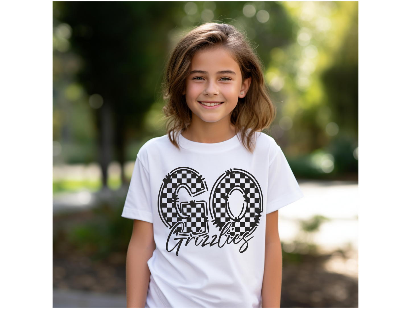 Youth Go Grizzly Checkered
