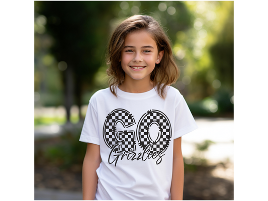 Youth Go Grizzly Checkered