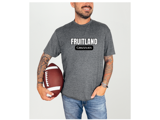 Adult Fruitland Grizzly Block Letters