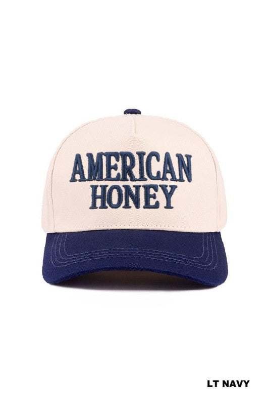 AMERICAN HONEY Two Tone Canvas/Cotton Hat