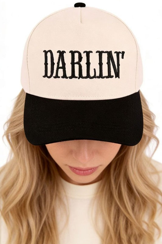 DARLIN’ Two Tone Canvas/Cotton Hat