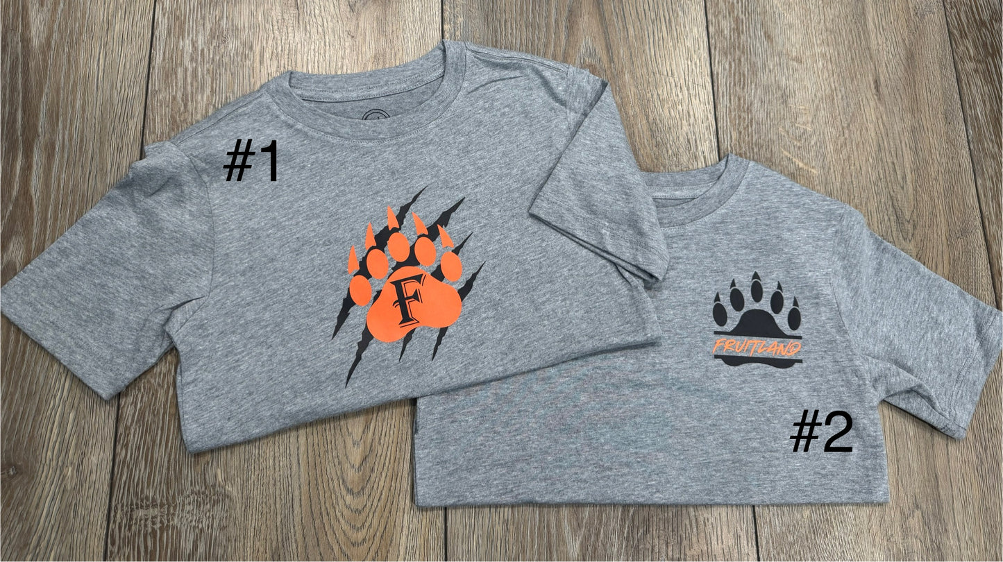 Youth Grizzly Gear Grey T-Shirt