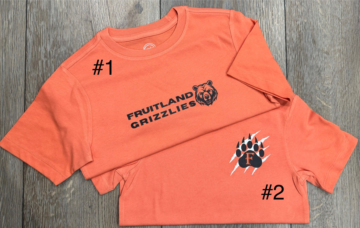 Youth Grizzly Gear Orange T-Shirt