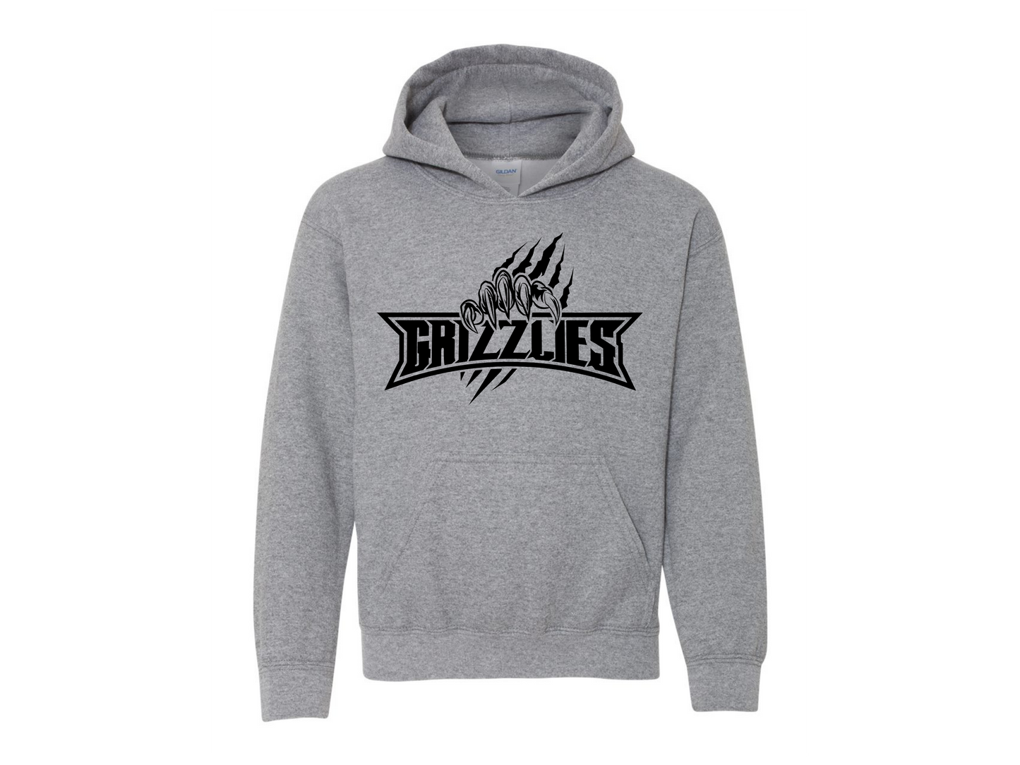 Youth Grizzly Claw New Hooded Sweatshirt