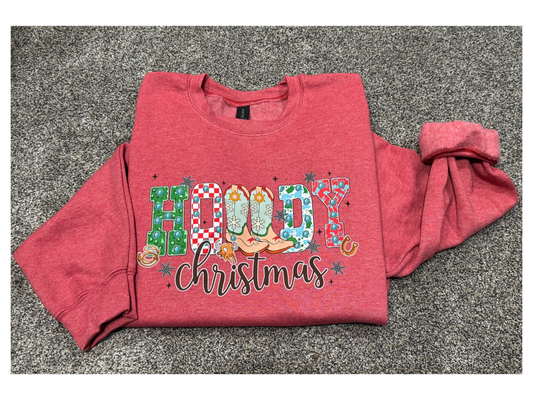 Adult Howdy Christmas Crewneck